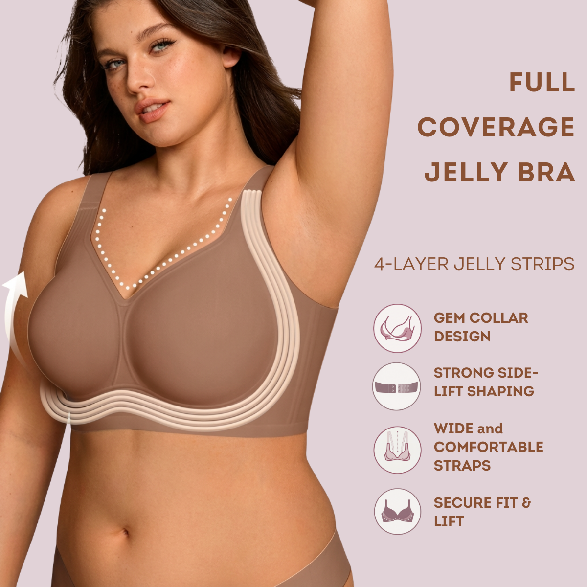 SecondSkin Full-Coverage Jelly Bra